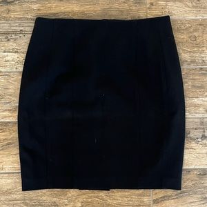 Black pencil skirt
